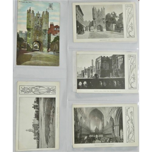 257 - Approximately 400 vintage postcards, mainly East Yorkshire, to include, Hull, Hessle, Elloughton, So... 