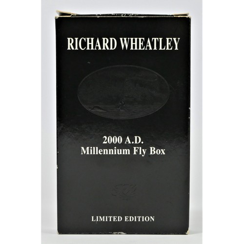 273 - A Richard Wheatley limited edition Millennium gilt aluminium fly box, case