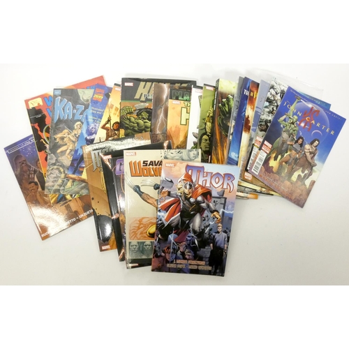 306 - Twenty four Marvel graphic novels and comics, to include Magician Apprentice Volume One, Magician Ap... 