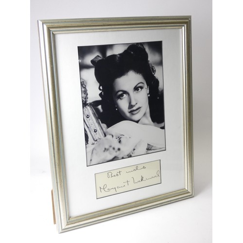 325 - Five celebrity autographs, framed and mounted with actors headshot and signature, to include Ava Gar... 