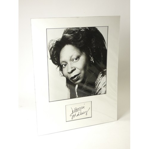 325 - Five celebrity autographs, framed and mounted with actors headshot and signature, to include Ava Gar... 