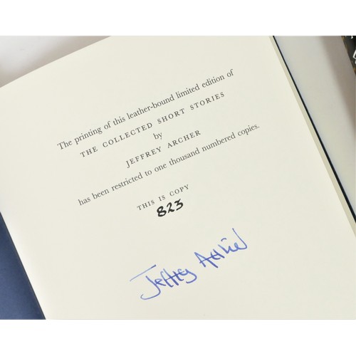 327 - The Collected Short Stories by Jeffrey Archer, copy 823 of 1000, signed and boxed, As it was, the me... 