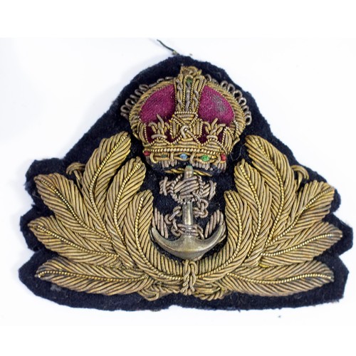 362 - A collection of Naval badges, including WWII era Royal Navy