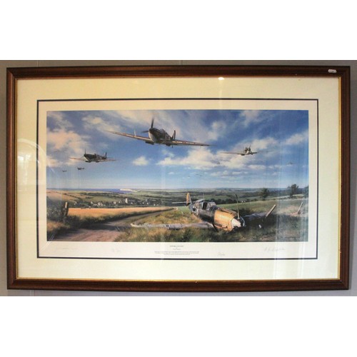 380 - Nicholas Trudgian, Spitfire Country, limited edition print, 242/500, signed in pencil by the artist ... 