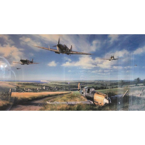 380 - Nicholas Trudgian, Spitfire Country, limited edition print, 242/500, signed in pencil by the artist ... 