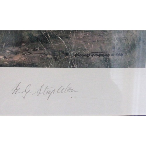 380 - Nicholas Trudgian, Spitfire Country, limited edition print, 242/500, signed in pencil by the artist ... 