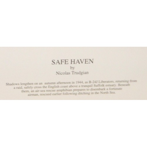 381 - Nicholas Trudgian, Safe Haven, limited edition print, 828/1000, signed in pencil by the artist and f... 