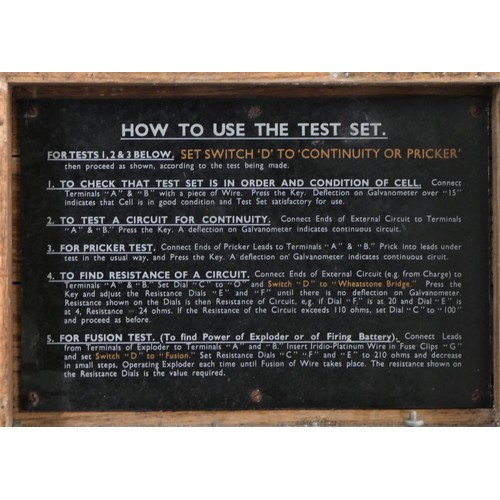 386 - A WWII demolition test set, MK I.