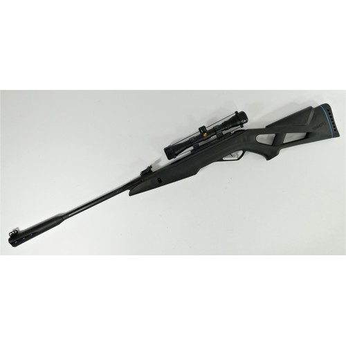 388 - A Gamo Whisper IGT Air Rifle - .22 cal. with riflescope, box ammo and gas cartridges, very lightly u... 