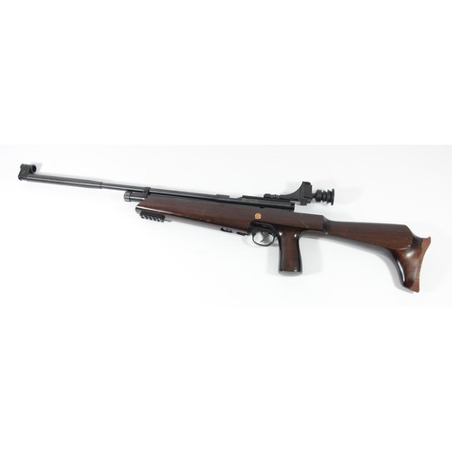 393 - A SMK CO2 QB78 Match Bolt Action Pellet Air Rifle, cal. .177, 4.5mm, sidelever cocking, crafted beec... 