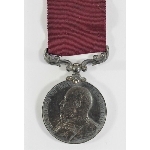 400 - An Edward VII Long Service and Good Conduct medal, awarded to 78798 G.Q.M. Sjt. G. Cattaway, R.G.A.