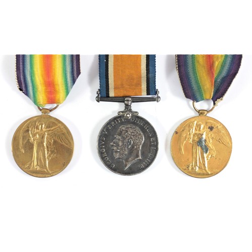 403 - WWI War Medal, awarded to 4712 Pte. A.V. Wellings, Liverpool Reg., 2 x Victory, 7092 Spr F.T. Broadb... 