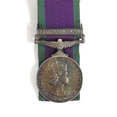 419 - Elizabeth II General Service medal, Northern Ireland clasp, awarded to 2413554 L/Cpl C.J. Poynton, 2... 