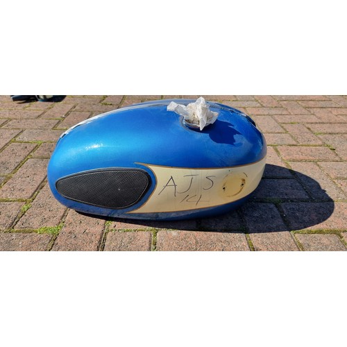 122 - AJS model 14 petrol tank