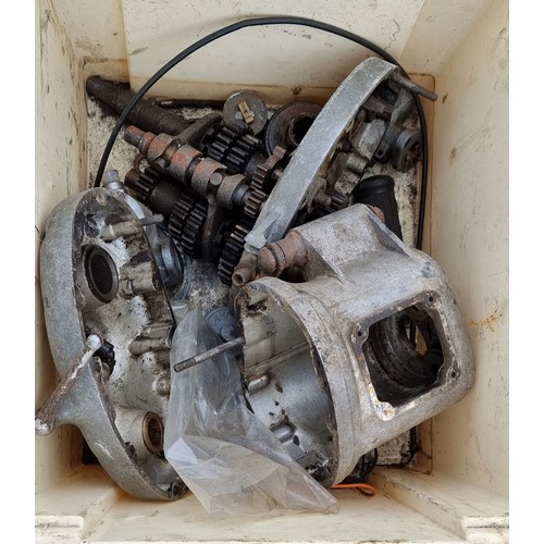 125 - A BSA ZB31 gearbox, dismantled