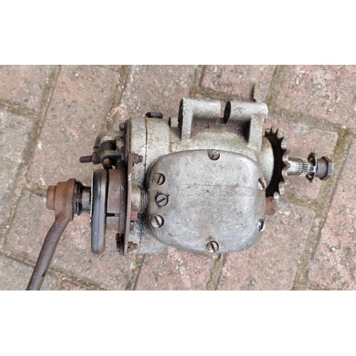 129 - A Rudge gearbox, serial number 24929, believed complete, internals condition unknown