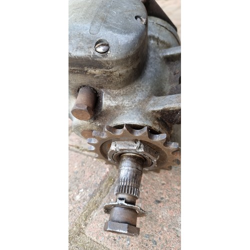 129 - A Rudge gearbox, serial number 24929, believed complete, internals condition unknown