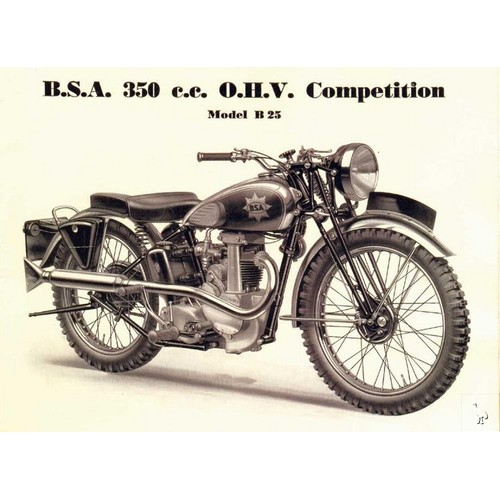 136 - c.1935 BSA B or M series, project. Possibly a B23 Competition.
This project was dug up from a back g... 