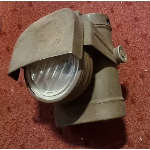 147 - A WD J.L. Ltd Lamps Electric bicycle lamp, with drop down lens cover, other lamps, bells, pumps and ... 