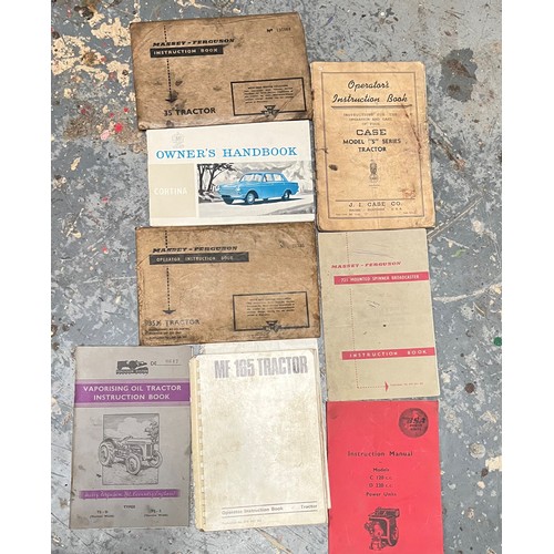 5 - A collection of agricultural manuals including Massey Ferguson and Case.

Massey-Ferguson 721 mounte... 