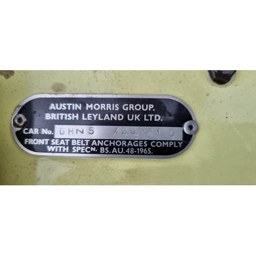 318 - 1977 MGB Roadster, 1798cc. Registration number PBB 171R (see text). Chassis number GHN5 42921G. Engi... 