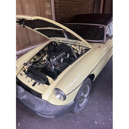 318 - 1977 MGB Roadster, 1798cc. Registration number PBB 171R (see text). Chassis number GHN5 42921G. Engi... 