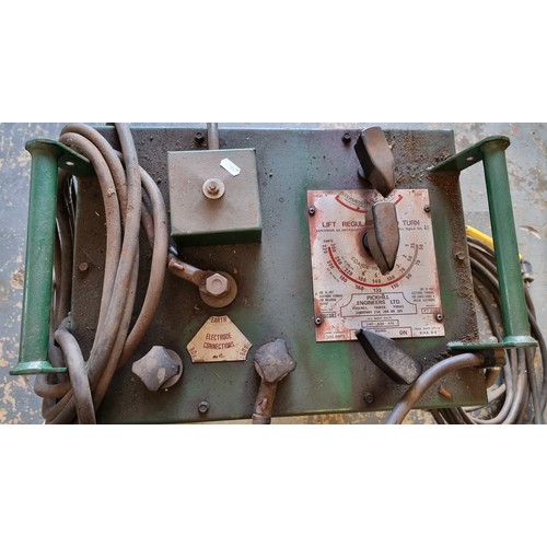 23 - A Pickhill Engineers Ltd 240-400-415 volt welder, model PT300, 35-300 amps, 50/80 volt, with various... 