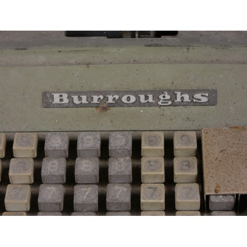 90 - A Burroughs ABC calculator, together with a Gross cash draw (B/303543) (2)