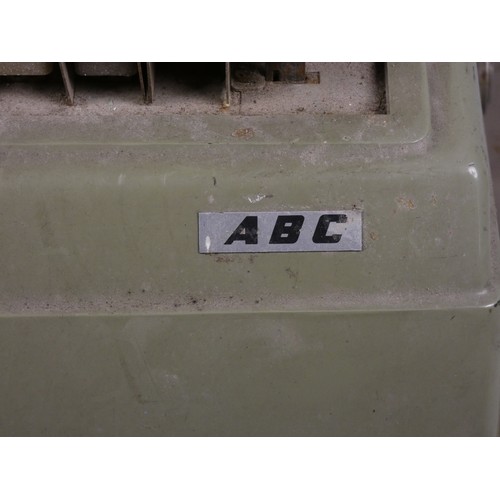 90 - A Burroughs ABC calculator, together with a Gross cash draw (B/303543) (2)