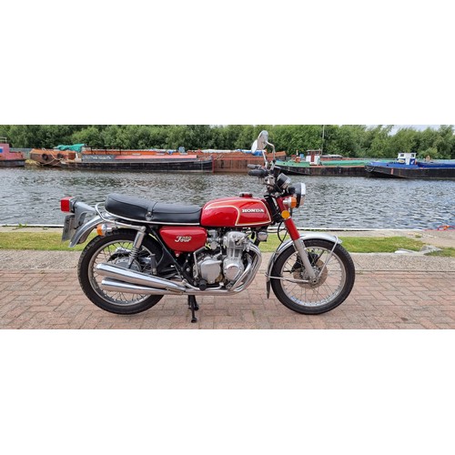 465 - 1972 Honda CB350F/Four, 347cc. Registration number HVG 524L. Frame number CB350F-1025797. Engine num... 