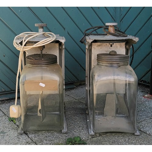 24 - A pair of mid 20th Century electric butter churns by Bliss, model E75. (2)