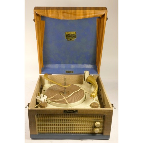 45 - A Dansette Major portable record player.
