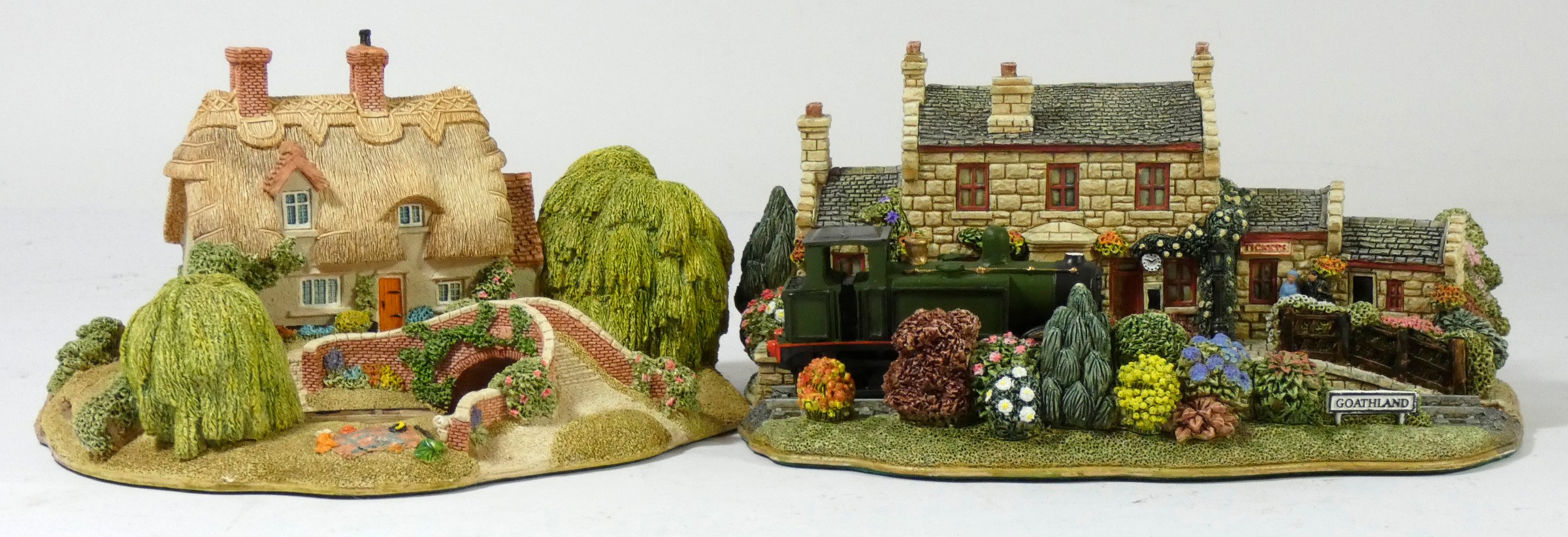 A collection of six Lilliput Lane models, consisting of 