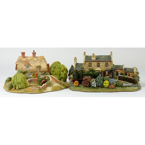 A collection of six Lilliput Lane models, consisting of 