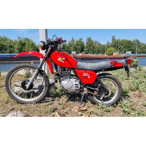 497 - 1979 Honda XL500S, 498cc. Registration number EHN 789V. Frame number L2505023826 (see text). Engine ... 