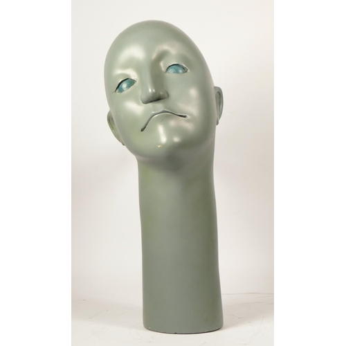 121 - Sergio Benvenuti (Italian 20th century), Grey Head, c.1980/90, composition loaded, unsigned, 47cm