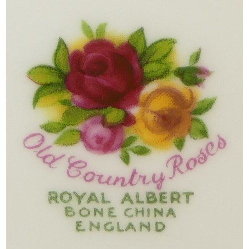 160 - Royal Albert (Old Country Roses) occasional pieces including two lidded vases, five floral arrangeme... 