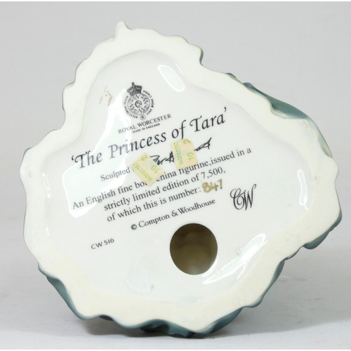 162 - Royal Worcester bone china figurines, to include 'The Princess Of Tara' Ltd edition 847/7500 with ce... 