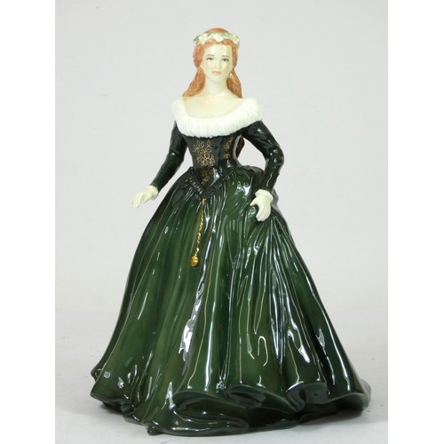 164 - Royal Worcester bone china figurines, to include 'The Maiden Of Valour' ltd edition 271/1950 togethe... 