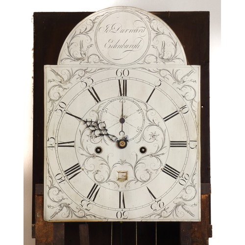 241 - Joseph Durward, Edinburgh, a Scottish George III 8 day oak longcase clock, late 18th/early 19th cent... 