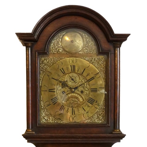 237 - Francis Moore, Ferrybridge, a George III oak 8 day longcase clock, the 12