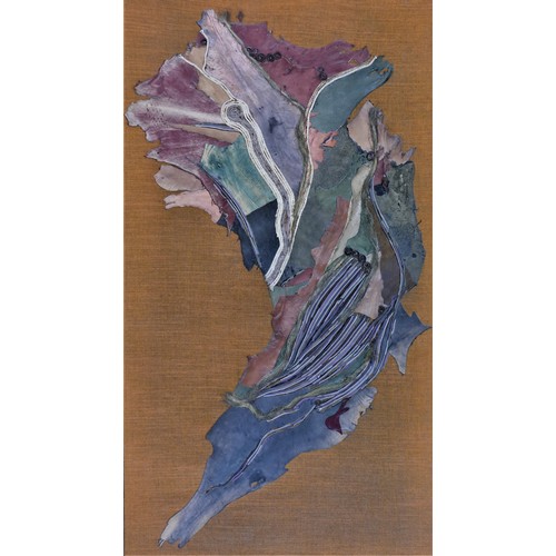 245 - Mary Bell Robinson, c.1970, a group of three textile abstract collages, created at St. John College,... 