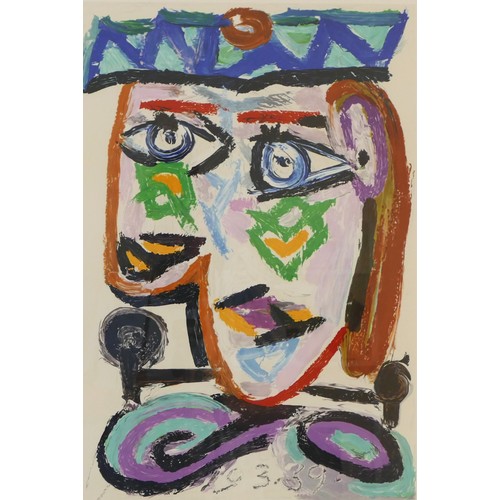 246 - After Pablo Picasso, 'Femme au Beret' (1979-82), lithograph in colours on Arches paper, signed Colle... 