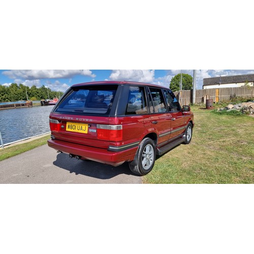 408 - 2000 Range Rover Vogue, 4556cc V8 petrol. Registration number W801 UAJ. VIN number SALLPAMJ3YA433388... 