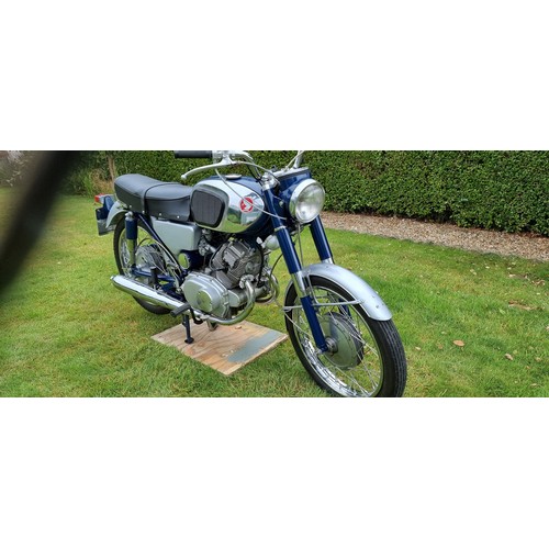 636 - 1964 Honda CB160 Sport 160, 161cc. Registration number LKK 544B (non transferrable). Frame number B1... 