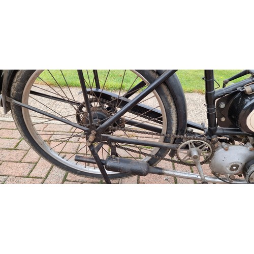 486 - 1939 (see text) Excelsior Autobyk, 98cc. Registration number LXS 791 (non transferrable). Frame numb... 