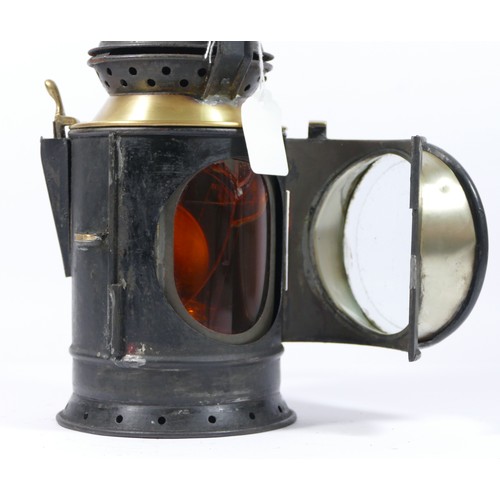 110 - GWR four aspect handlamp, body stamped GWR 624, with burner.