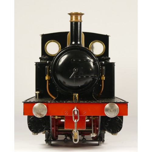 175 - A 3.5 inch gauge large boiler 0-4-0 tank locomotive 'TICH', believed from Reeves Casting's and to LB... 