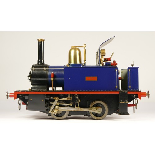 176 - A 3.5 inch gauge small boiler 0-4-0 tank locomotive 'TICH', believed from Reeves Casting's and to LB... 