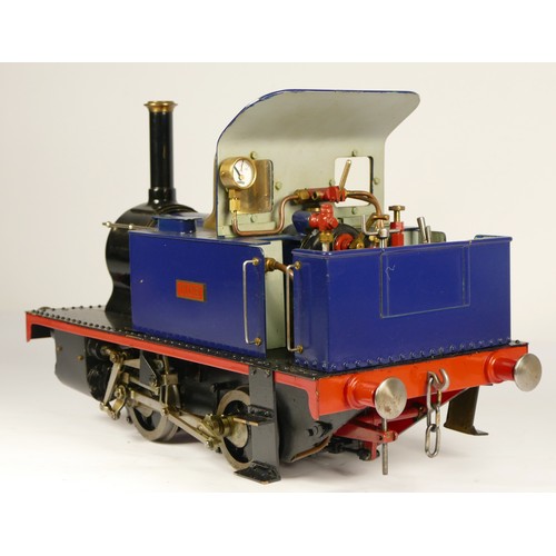 176 - A 3.5 inch gauge small boiler 0-4-0 tank locomotive 'TICH', believed from Reeves Casting's and to LB... 